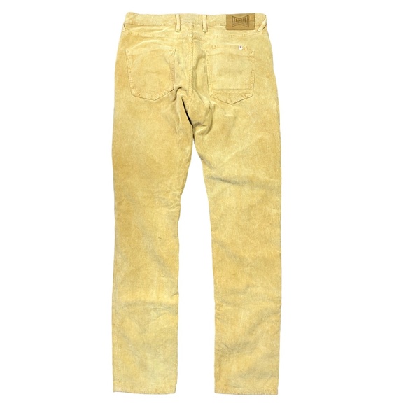 &Sons Pants Corduroy Brandon Slim Brown Stretch And Sons Mens 34x32 - Picture 2 of 7